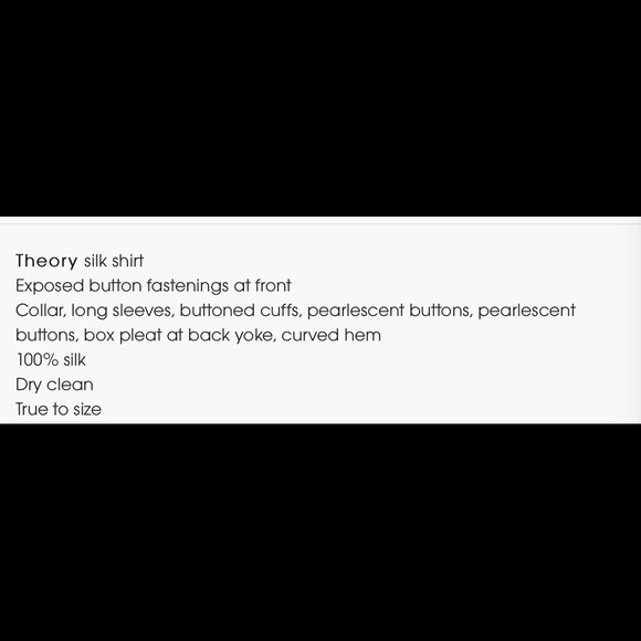 Theory Essential silk shirt - Picture 8 of 8